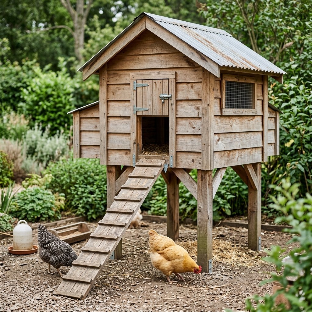 30 Chicken Coop Ideas for Every Backyard and Budget 6 Elevated Chicken Coop Ideas