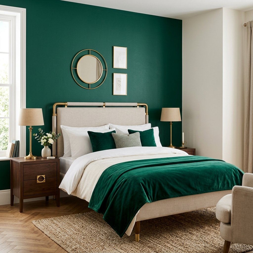 30 Green Bedroom Ideas That Bring Calm and Character 3 Emerald Green Bedroom Ideas