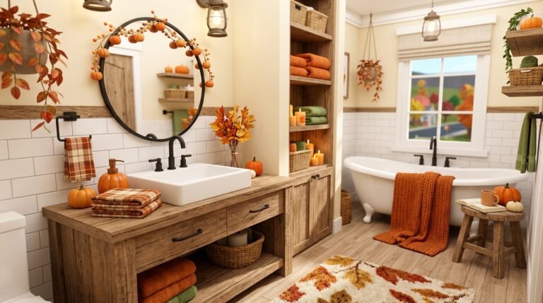 Fall Bathroom Bloxburg