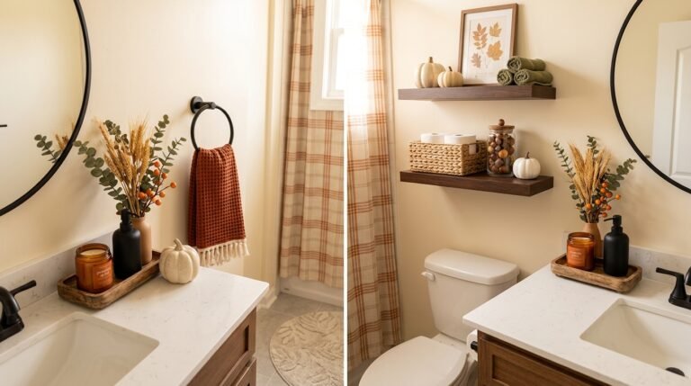 Fall Bathroom Decor Ideas Small bathroom