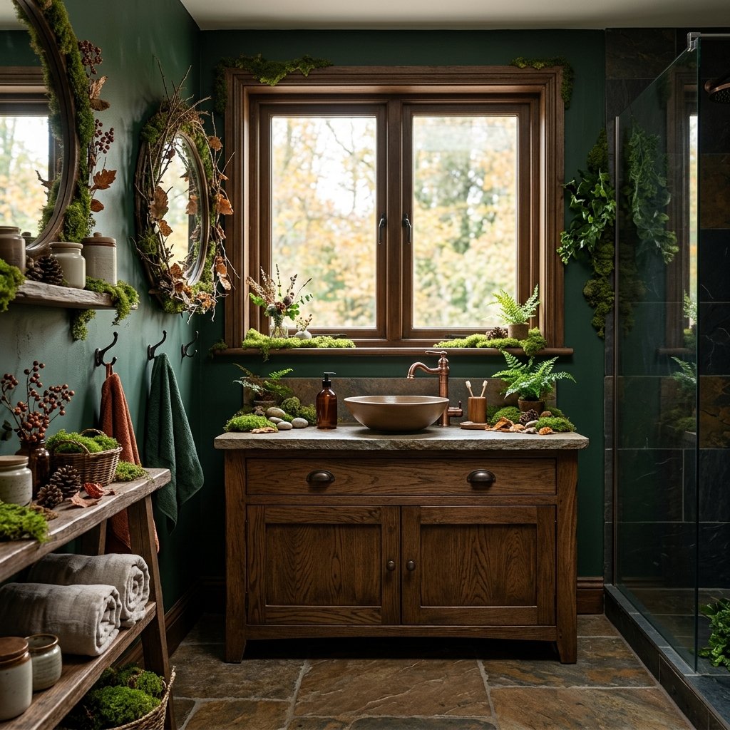 Fall Bathroom Bloxburg Ideas: 30 Cozy Autumn Inspiration Picks 25 Fall Forest Bathroom Theme Ideas