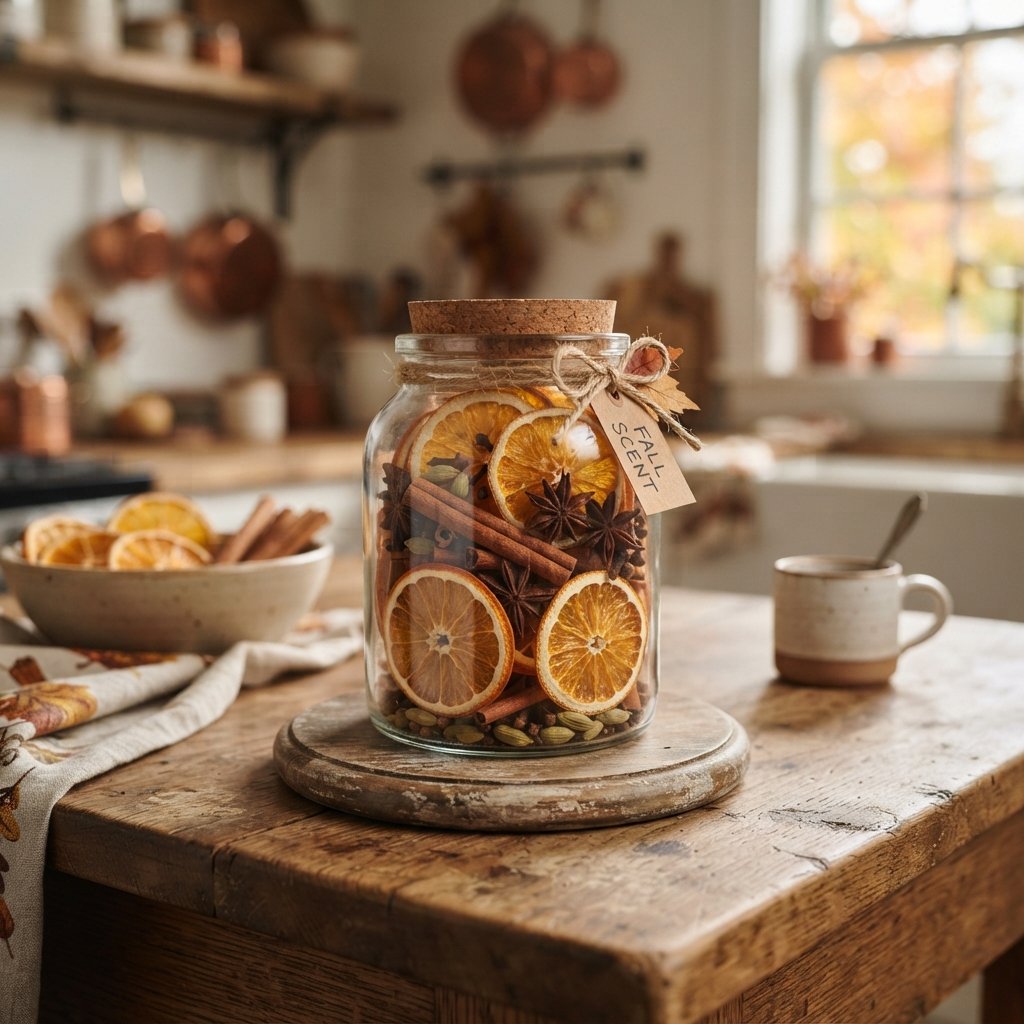 30 Fall Kitchen Island Decor Ideas: To Warm Up Your Home This Season 19 Fall Scented Jar Ideas