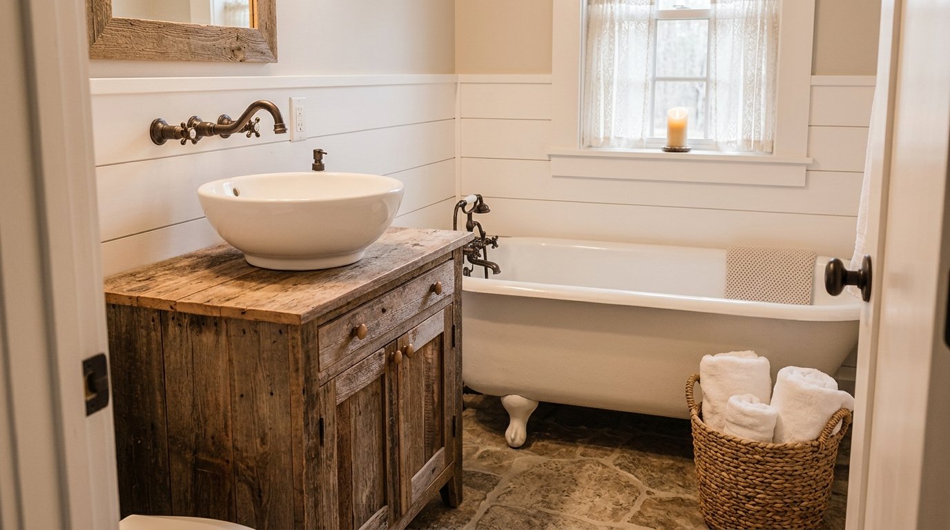 Farmhouse Bathroom Ideas
