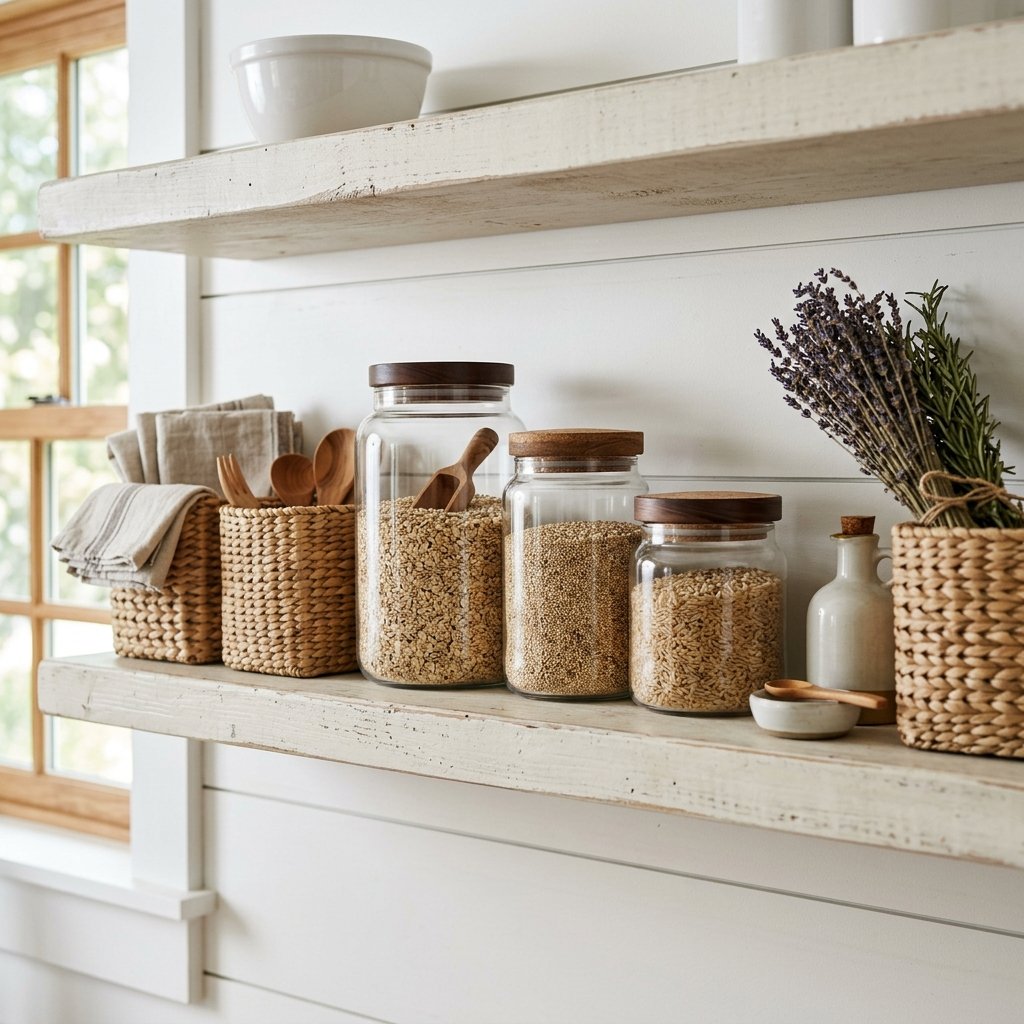 30 Kitchen Organization Ideas: Ways to Transform Every Corner 18 Farmhouse Kitchen Organization Ideas