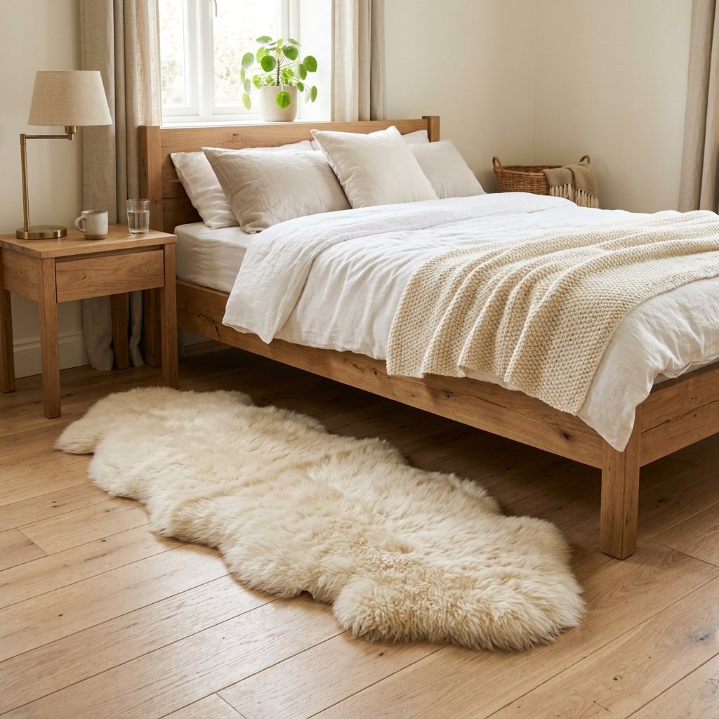 30 Fall Bedroom Ideas That Bring Cozy Autumn Vibes Into Your Space 10 Faux Fur Rug Ideas