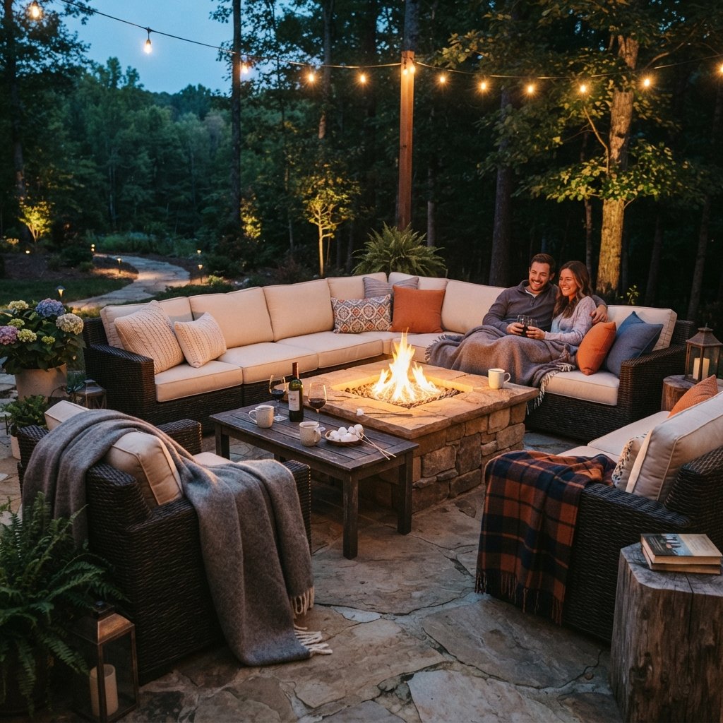 30 Backyard Fire Pit Ideas to Transform Your Outdoor Space 16 Lounge Area Backyard Fire Pit Ideas