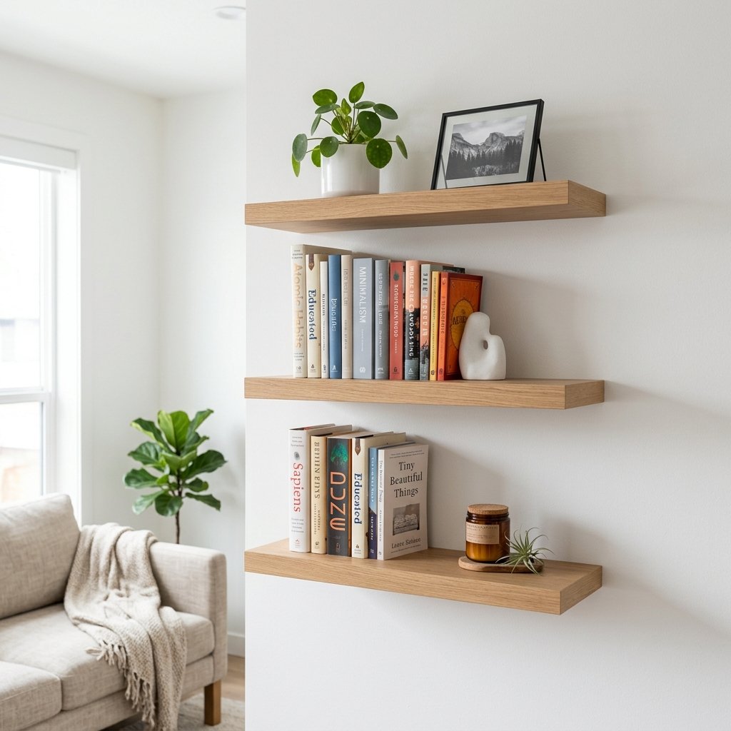 30 Bookshelf Ideas to Transform Any Room 2 Floating Bookshelf Ideas