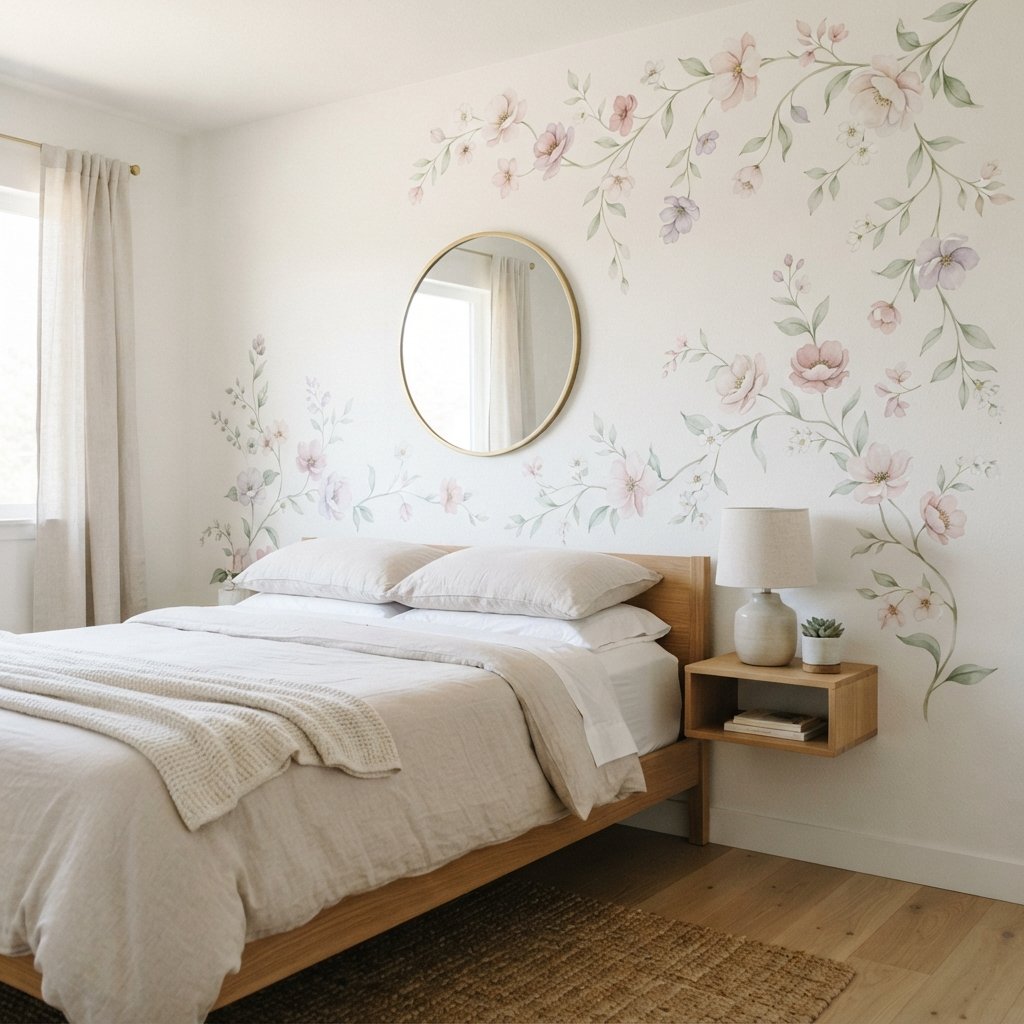 30 Wall Decor Ideas for Bedroom: Dreamy Looks to Save Now 17 Wall Decal Wall Decor Ideas for Bedroom