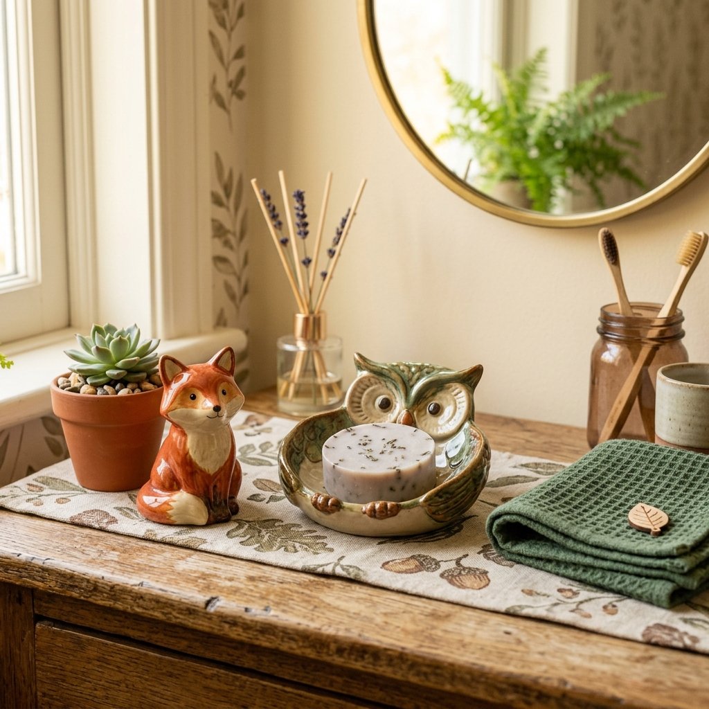 30 Fall Bathroom Decor Ideas: Cozy, Creative & Pinterest Worthy 18 Harvest Themed Soap Dispenser Fall Bathroom Decore