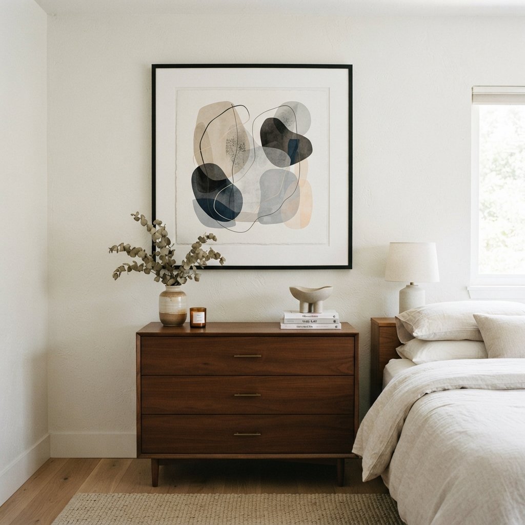 30 Wall Decor Ideas for Bedroom: Dreamy Looks to Save Now 6 Framed Art Print Ideas
