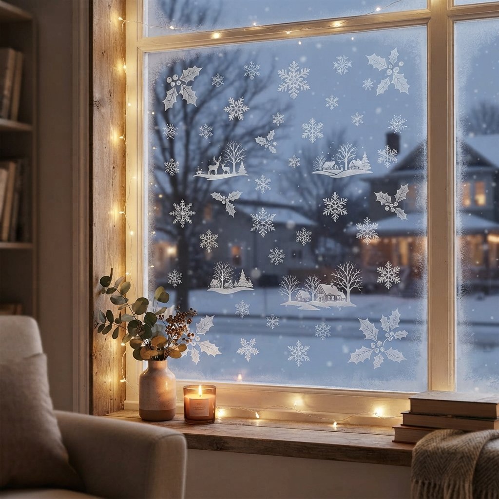 Frosted Window Cling Ideas