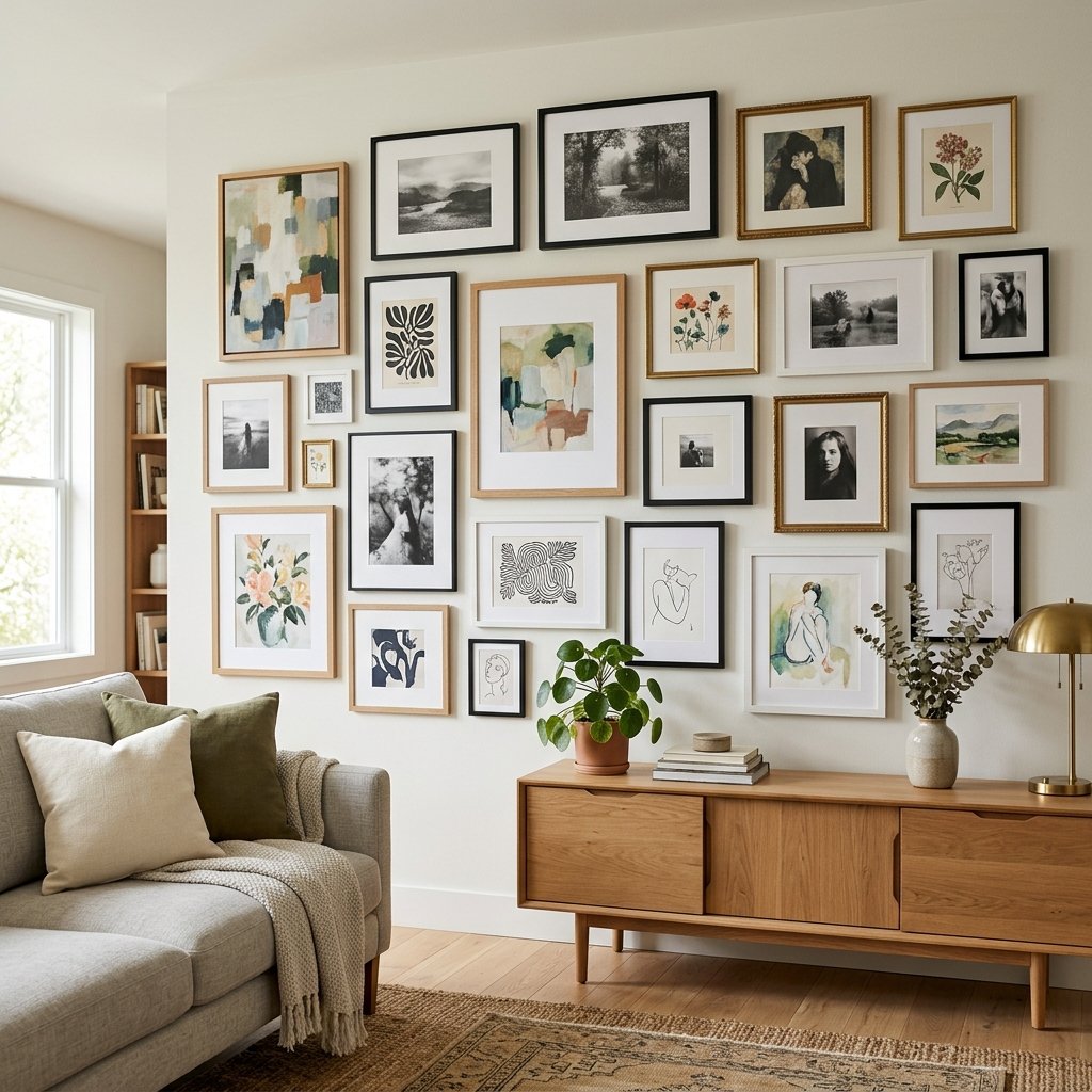 30 Living Room Wall Decor Ideas for Every Style and Space 2 Gallery Wall Ideas
