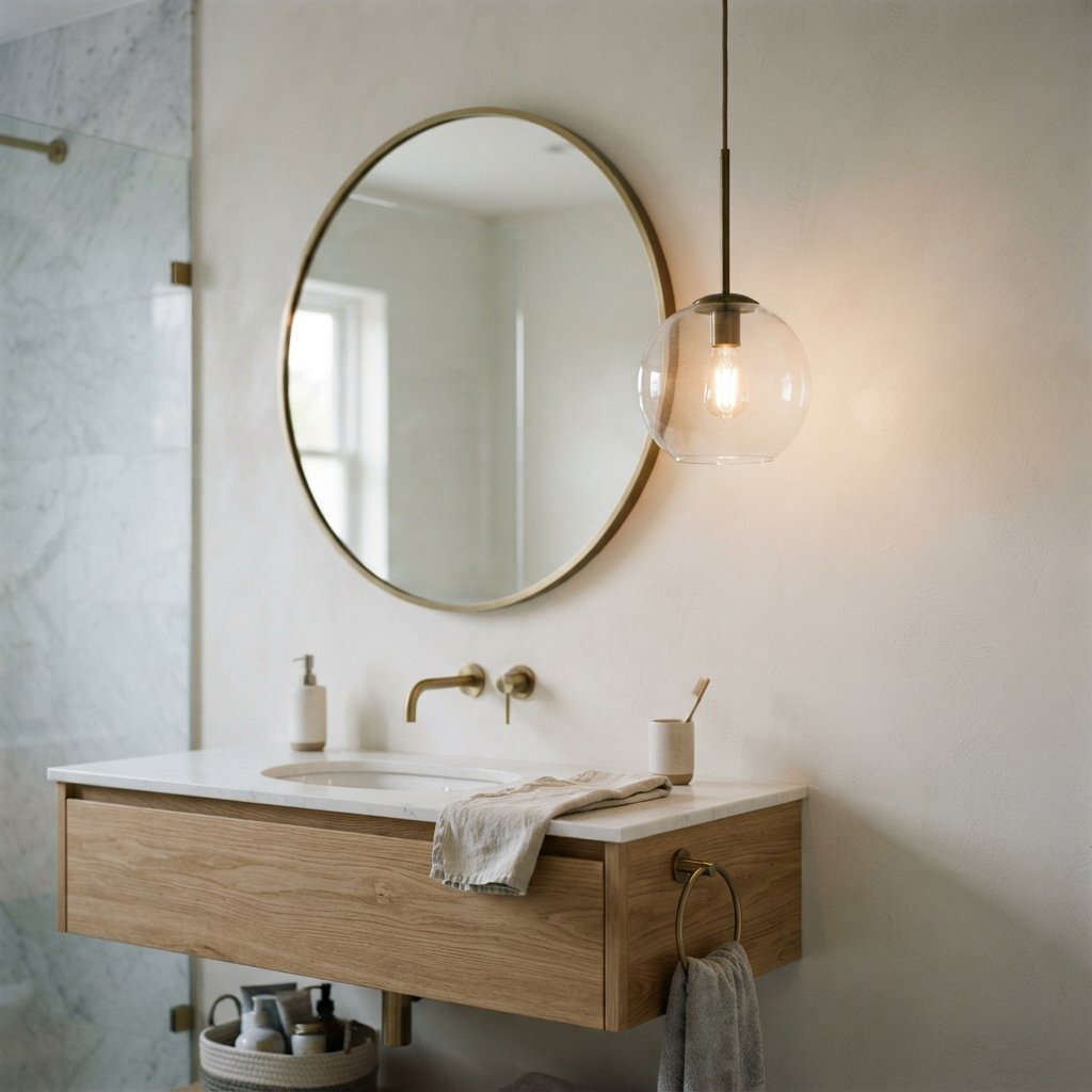 30 Bathroom Lighting Ideas to Brighten Your Space in Style 5 Pendant Light Bathroom Ideas