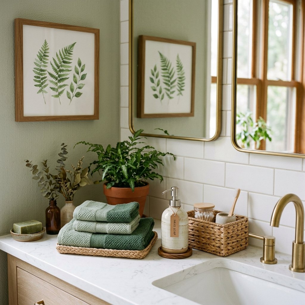 30 Green Bathroom Ideas That Bring Calm and Character to Any Space 31 Green Bathroom Décor Ideas