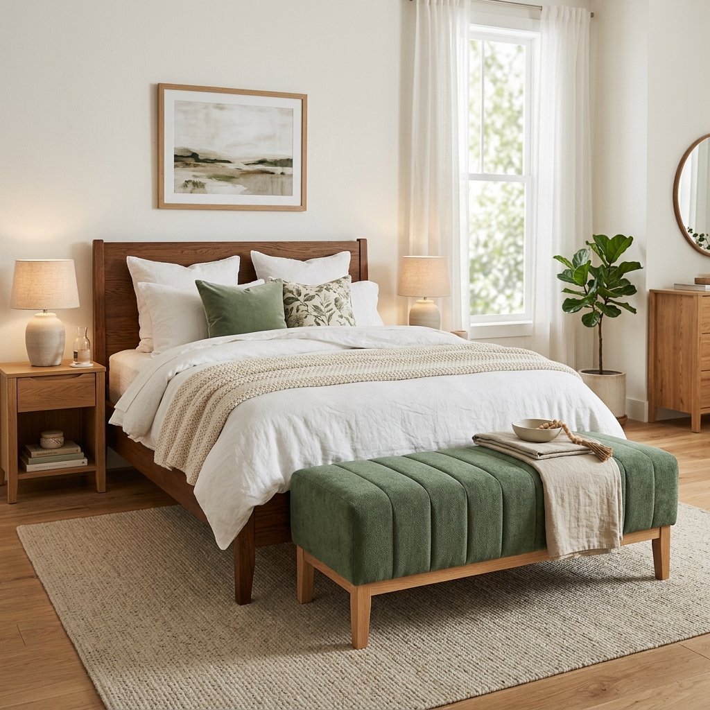 30 Green Bedroom Ideas That Bring Calm and Character 22 Green Bedroom Furniture Ideas