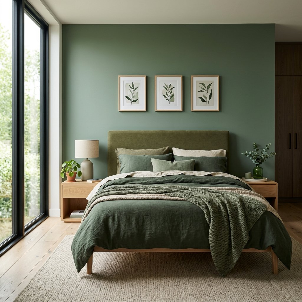 30 Green Bedroom Ideas That Bring Calm and Character 25 Modern Green Bedroom Ideas