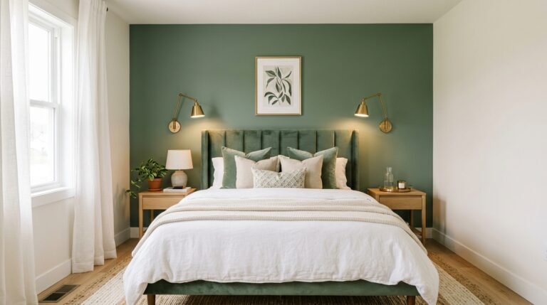 green bedroom ideas