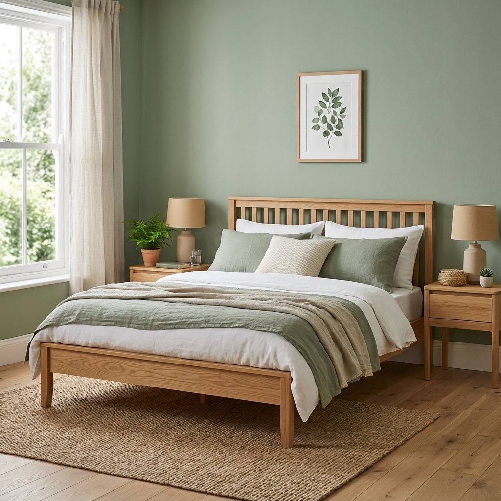 30 Green Bedroom Ideas That Bring Calm and Character 28 Green and Wood Bedroom Ideas