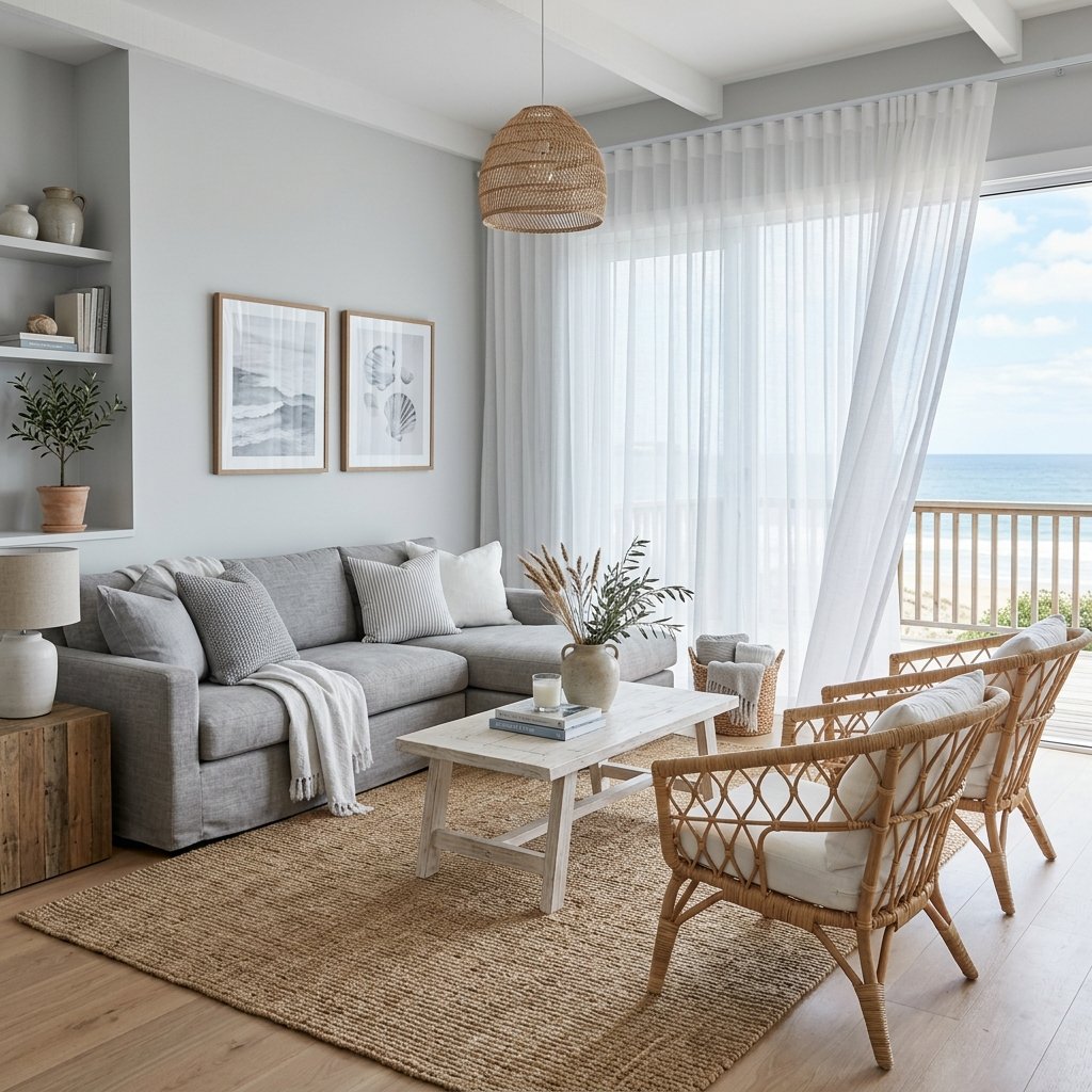 30 Grey Living Room Ideas That Make Any Space Look Luxurious 20 Coastal Grey Living Room Ideas