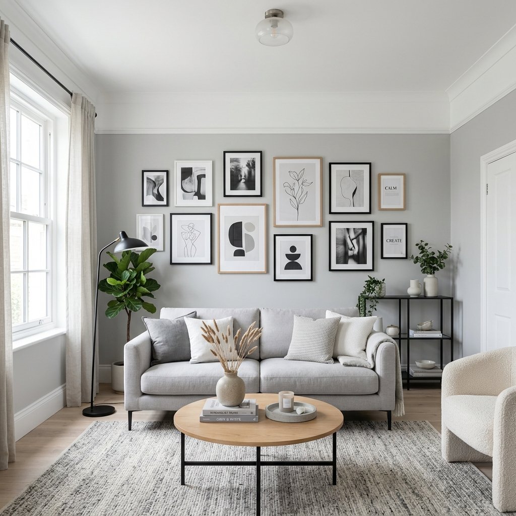 30 Grey Living Room Ideas That Make Any Space Look Luxurious 4 Grey and White Living Room Ideas