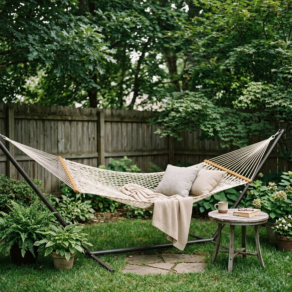 30 Small Backyard Ideas for Every Style and Space 16 Small Backyard Hammock Ideas