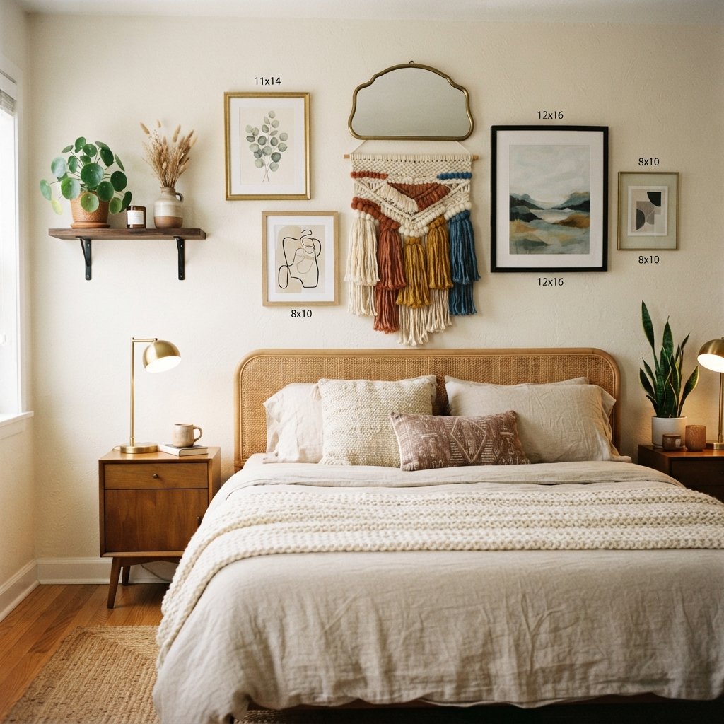 30 Wall Decor Ideas for Bedroom: Dreamy Looks to Save Now 26 Headboard Wall Decor Idea for Bedroom