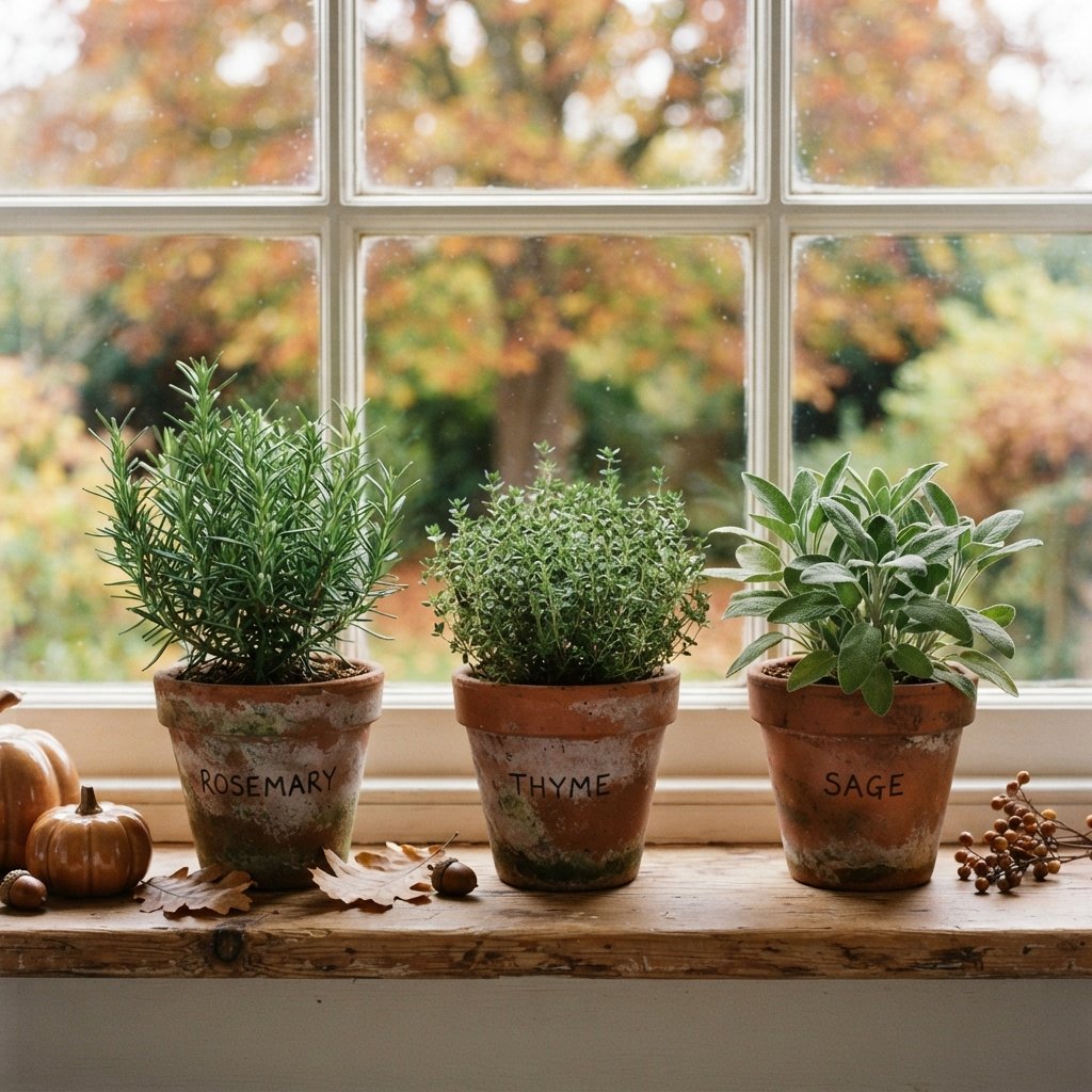 30 Fall Kitchen Ideas: To Warm Up Your Space This Season 29 Fall Themed Herb Garden Ideas