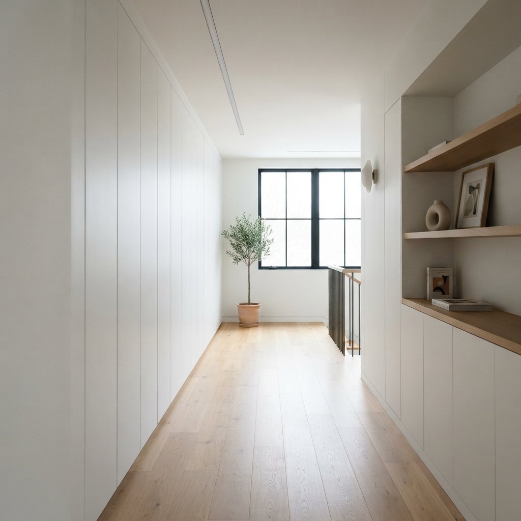 30 Beautiful Upstairs Hallway Ideas: To Transform Your Home Space 21 Hidden Storage Upstairs Hallway Ideas