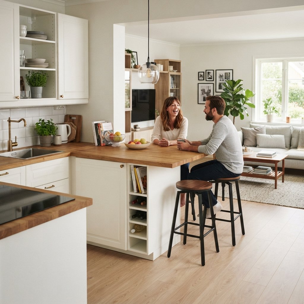 30 IKEA Kitchen Ideas: Inspiring Ways to Reimagine Your Space 21 IKEA Kitchen Peninsula Ideas