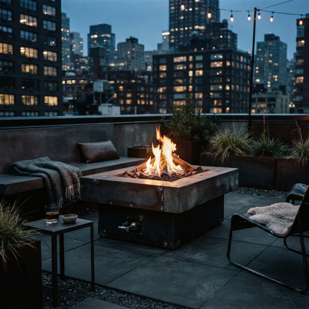 30 Backyard Fire Pit Ideas to Transform Your Outdoor Space 23 Industrial Style Fire Pit Idea