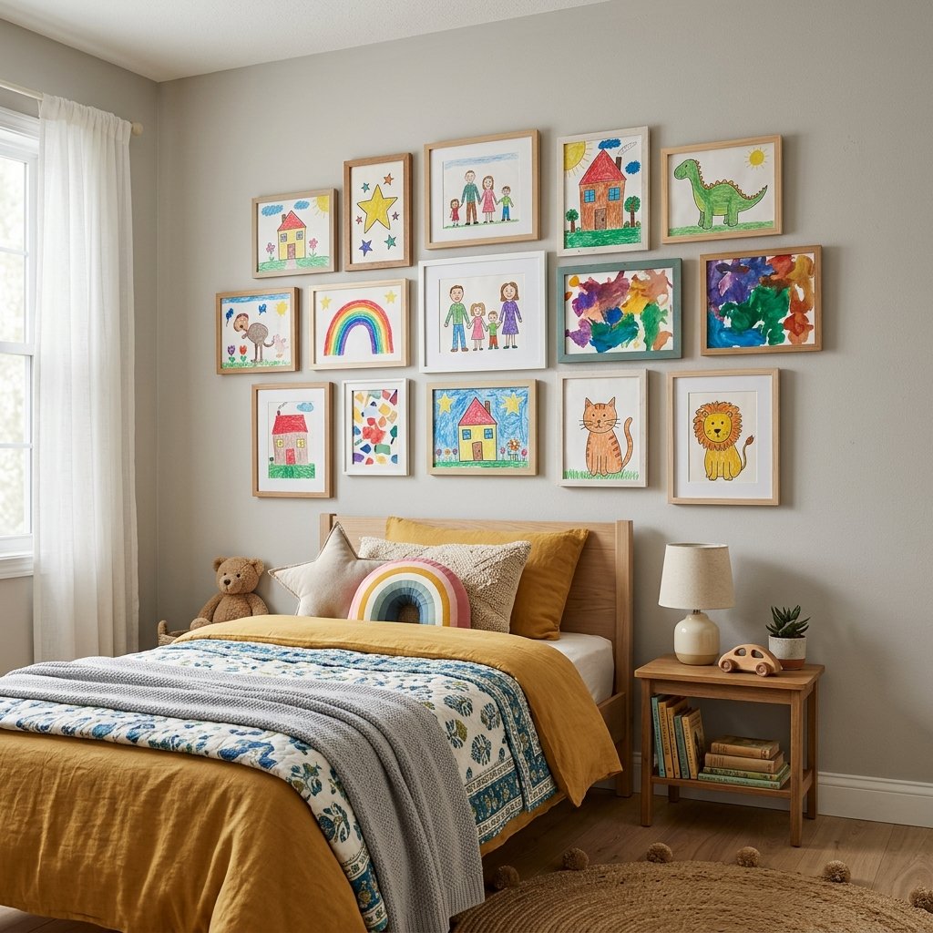 30 Kids Bedroom Ideas: Ways to Spark Their Imagination 30 Kids Bedroom Ideas Wall Art