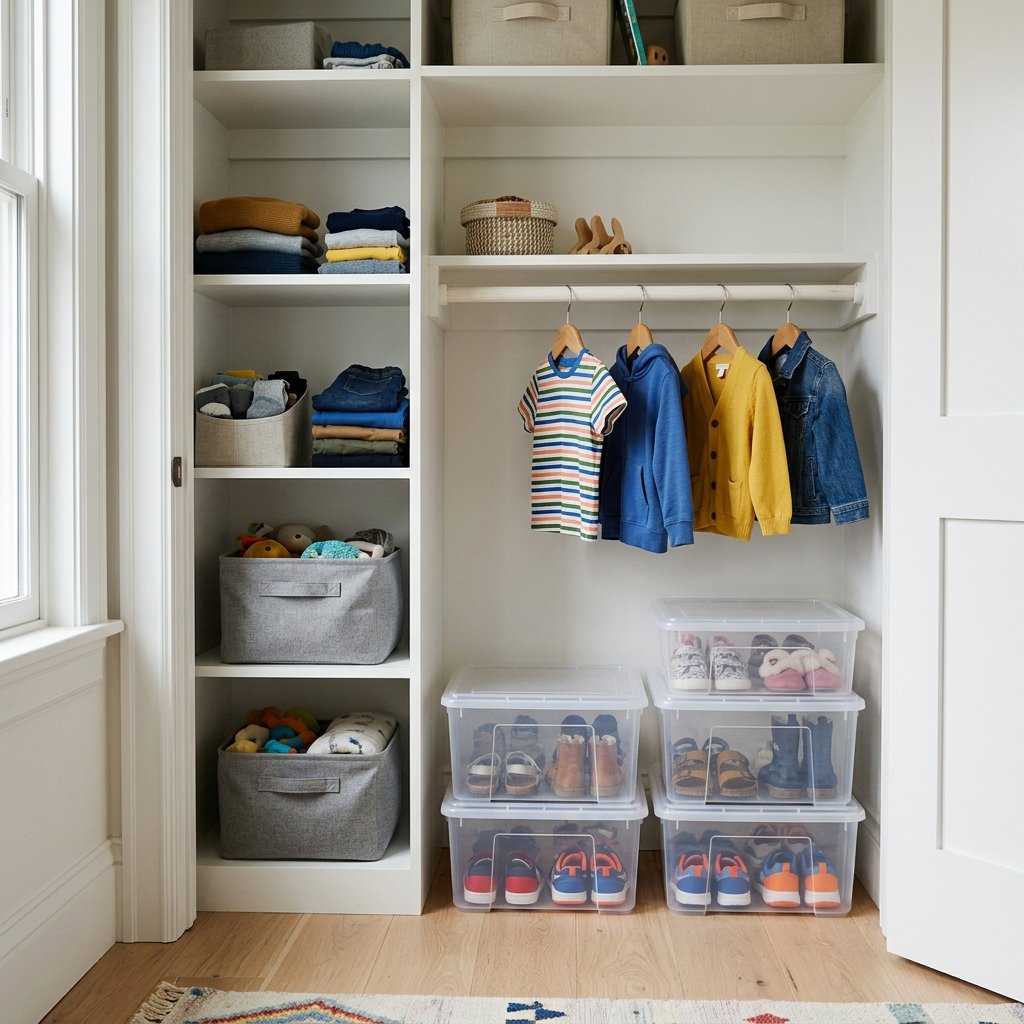 30 Kids Bedroom Ideas: Ways to Spark Their Imagination 26 Kids Bedroom Ideas Closet