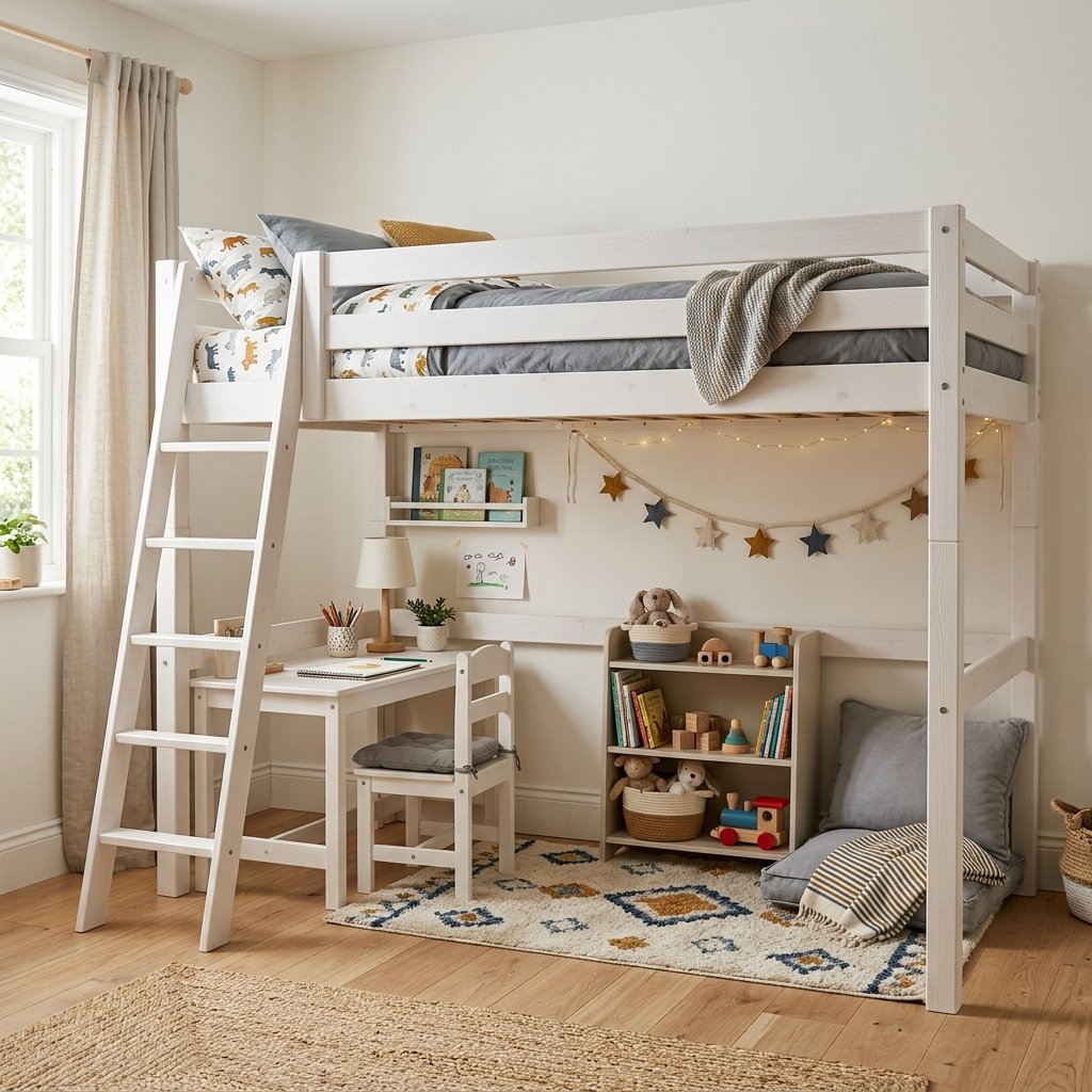 30 Kids Bedroom Ideas: Ways to Spark Their Imagination 13 Kids Bedroom Loft Bed Ideas
