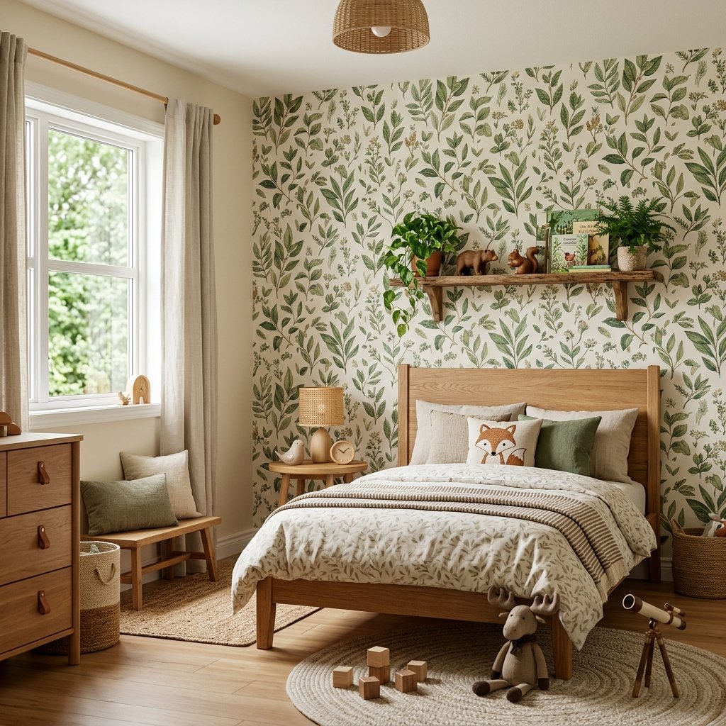 30 Kids Bedroom Ideas: Ways to Spark Their Imagination 27 Kids Bedroom Nature Theme Ideas