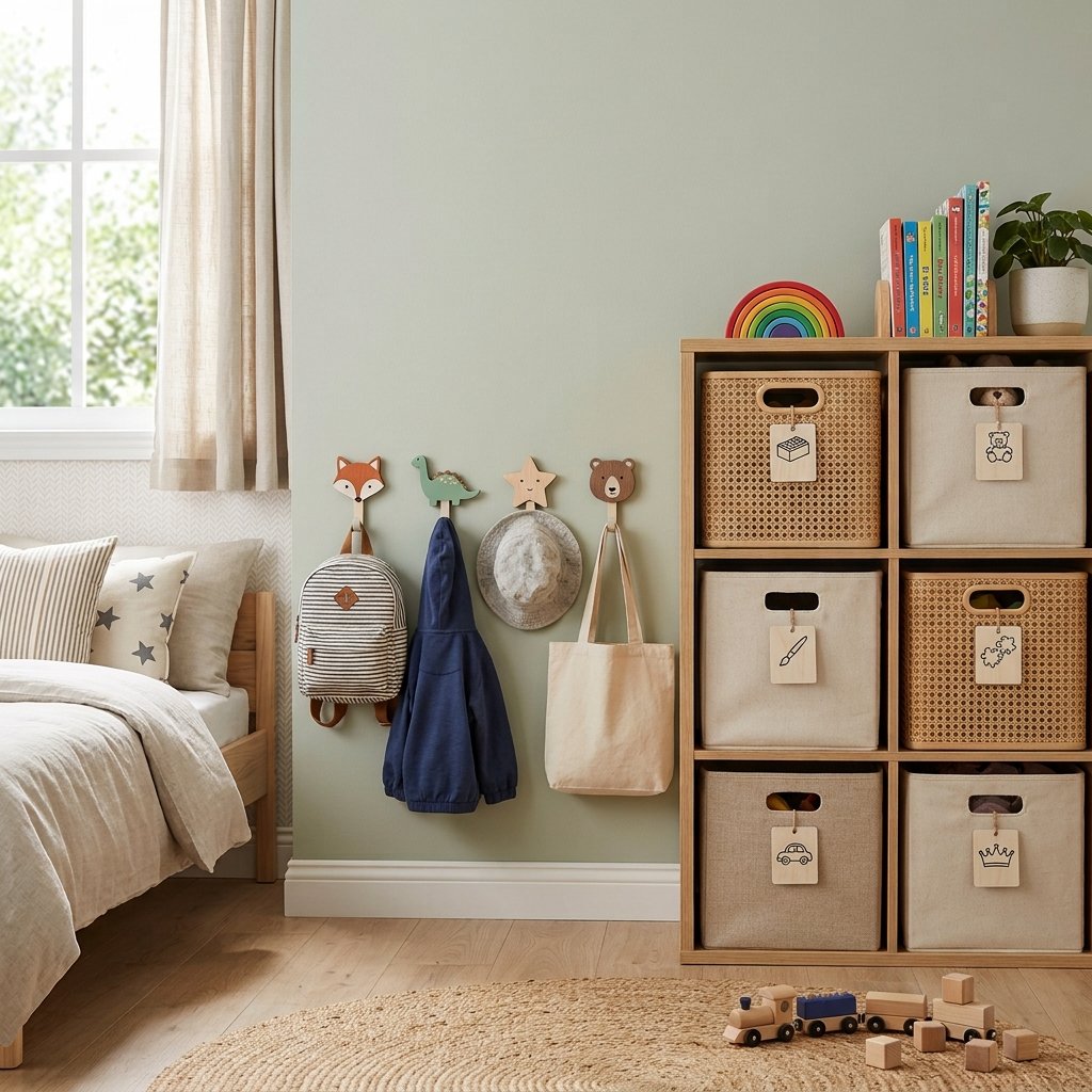 30 Kids Bedroom Ideas: Ways to Spark Their Imagination 18 Kids Bedroom Organization Ideas