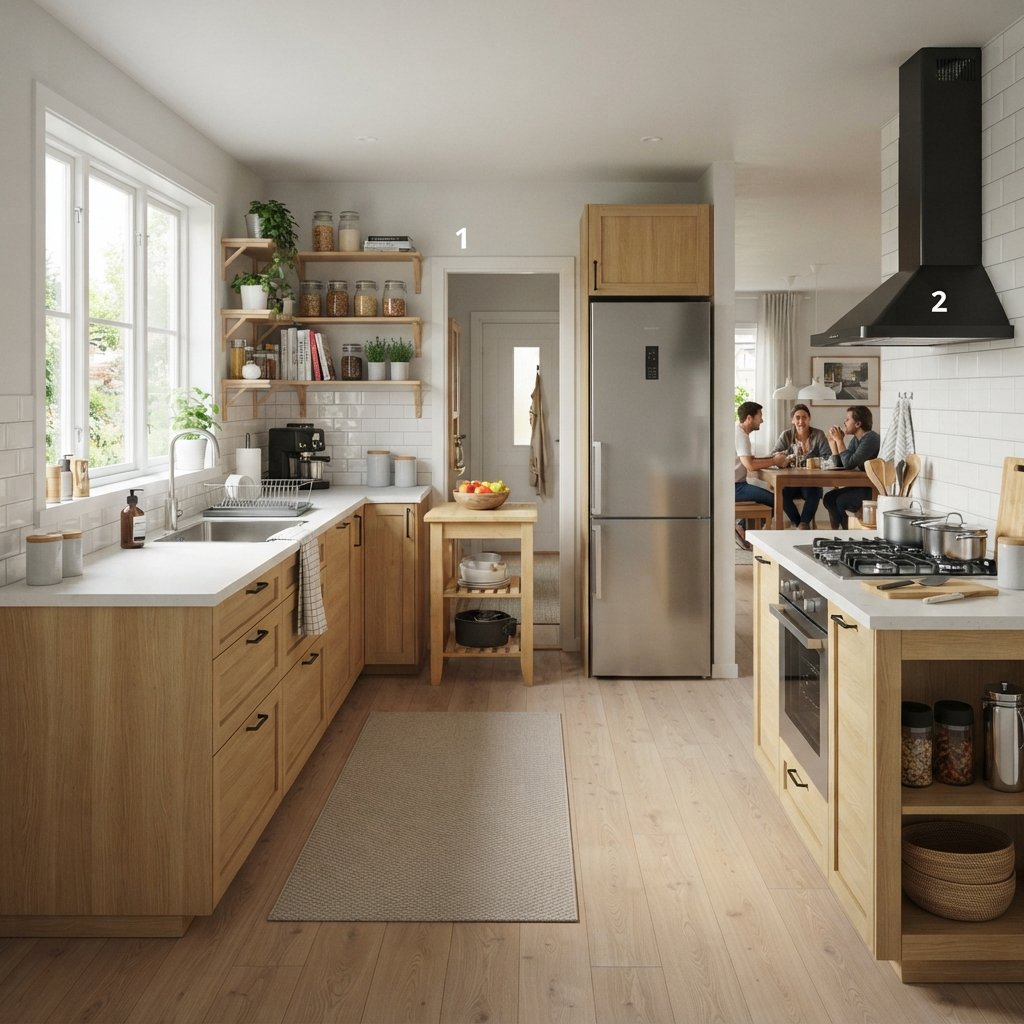30 IKEA Kitchen Ideas: Inspiring Ways to Reimagine Your Space 9 IKEA Kitchen Layout Ideas