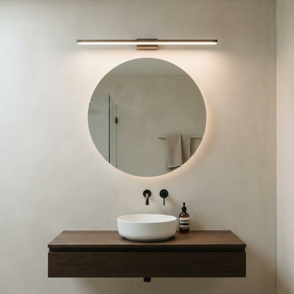 30 Bathroom Lighting Ideas to Brighten Your Space in Style 13 Modern Minimalist Lighting Ideas