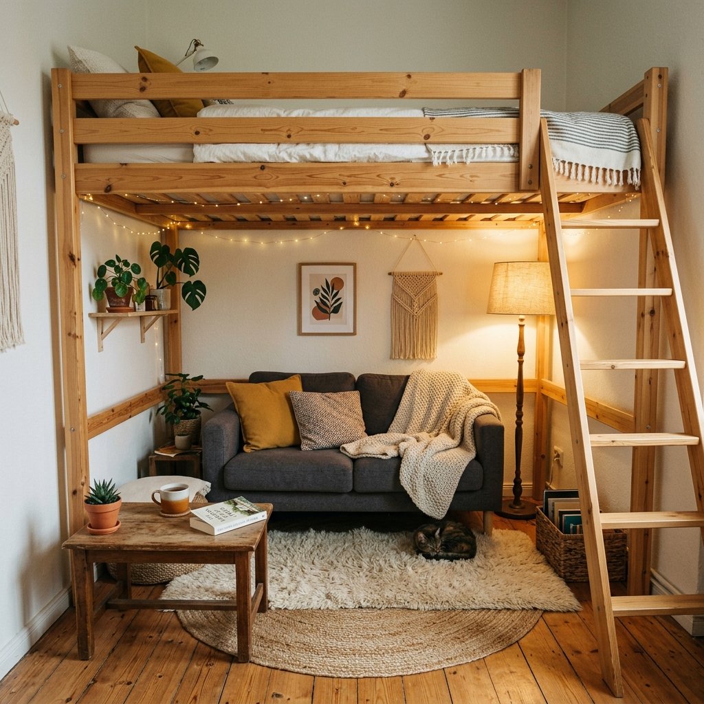 30 Small Bedroom Ideas for Couples That Feel Cozy, Not Cramped 28 Loft Bed Ideas