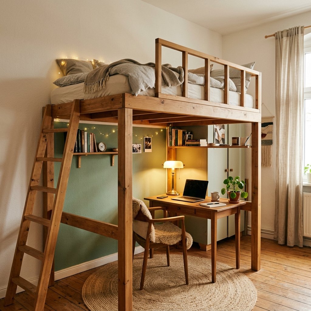 30 Ikea Bedroom Ideas for a Modern, Minimalist and Functional Room 20 Loft Bed Bedroom Ideas