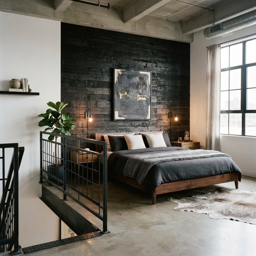 30 Loft Bedroom Ideas Creative Ways to Design Your Dream Space 22 Loft Bedroom With Statement Walls Ideas