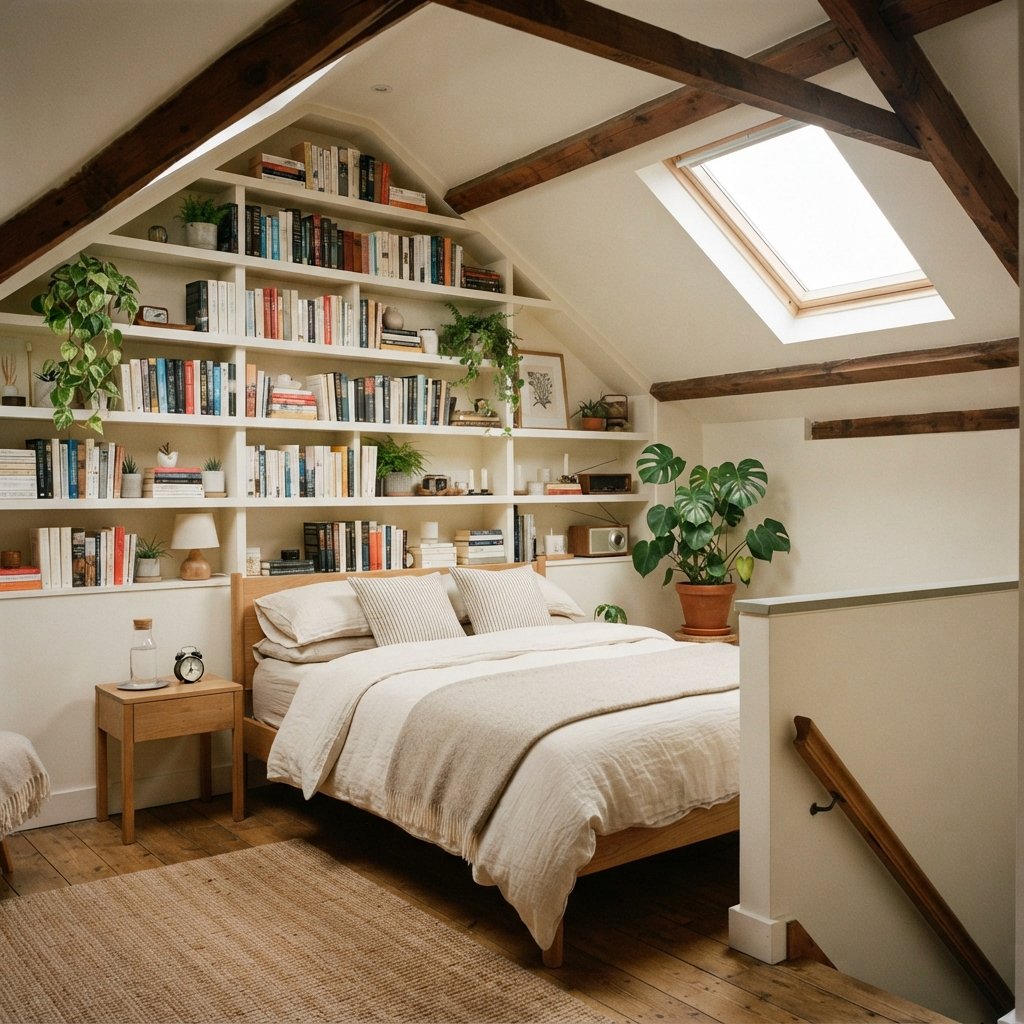 30 Loft Bedroom Ideas Creative Ways to Design Your Dream Space 23 Loft Bedroom Ideas With Built In Shelving