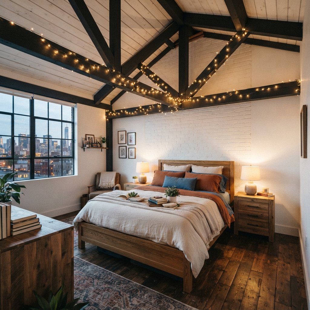 30 Loft Bedroom Ideas Creative Ways to Design Your Dream Space 19 Loft Bedroom Ideas With Exposed Beams