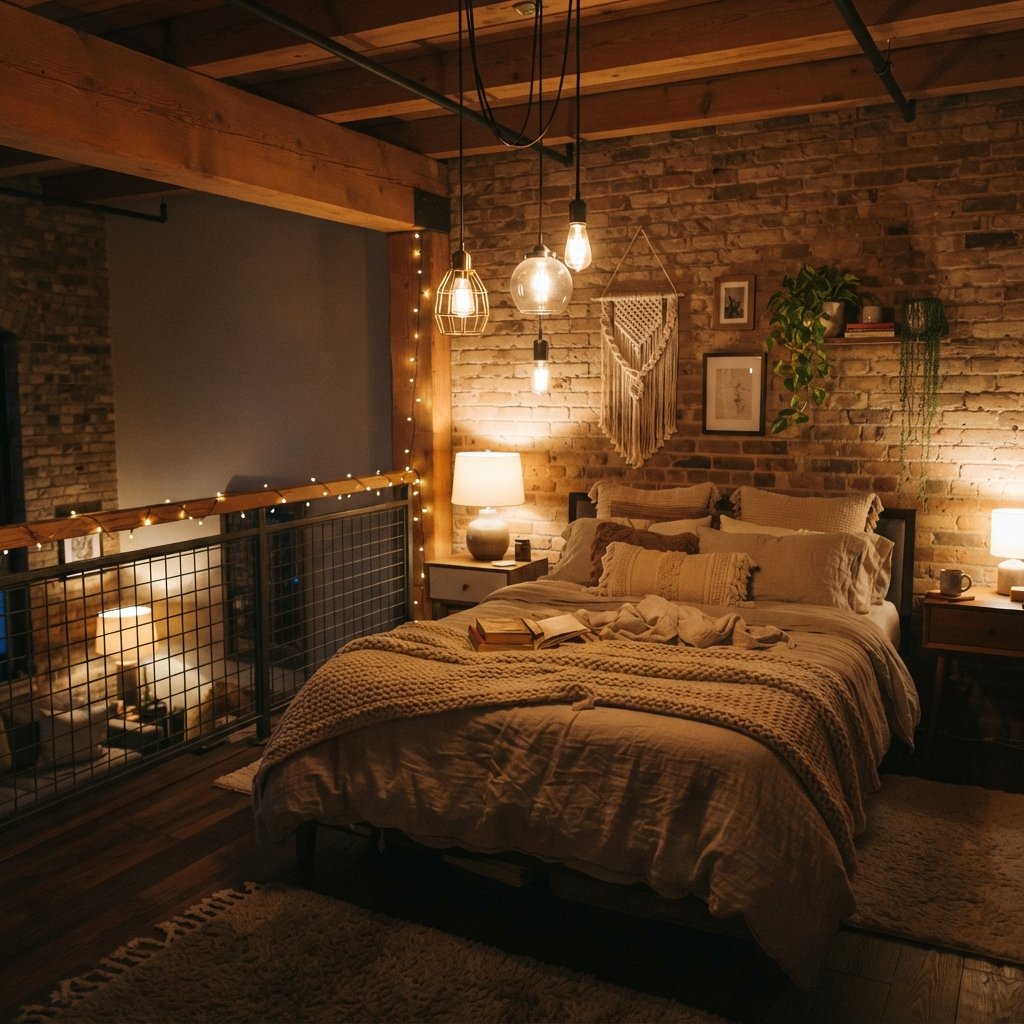 30 Loft Bedroom Ideas Creative Ways to Design Your Dream Space 12 Loft Bedroom Lighting Ideas