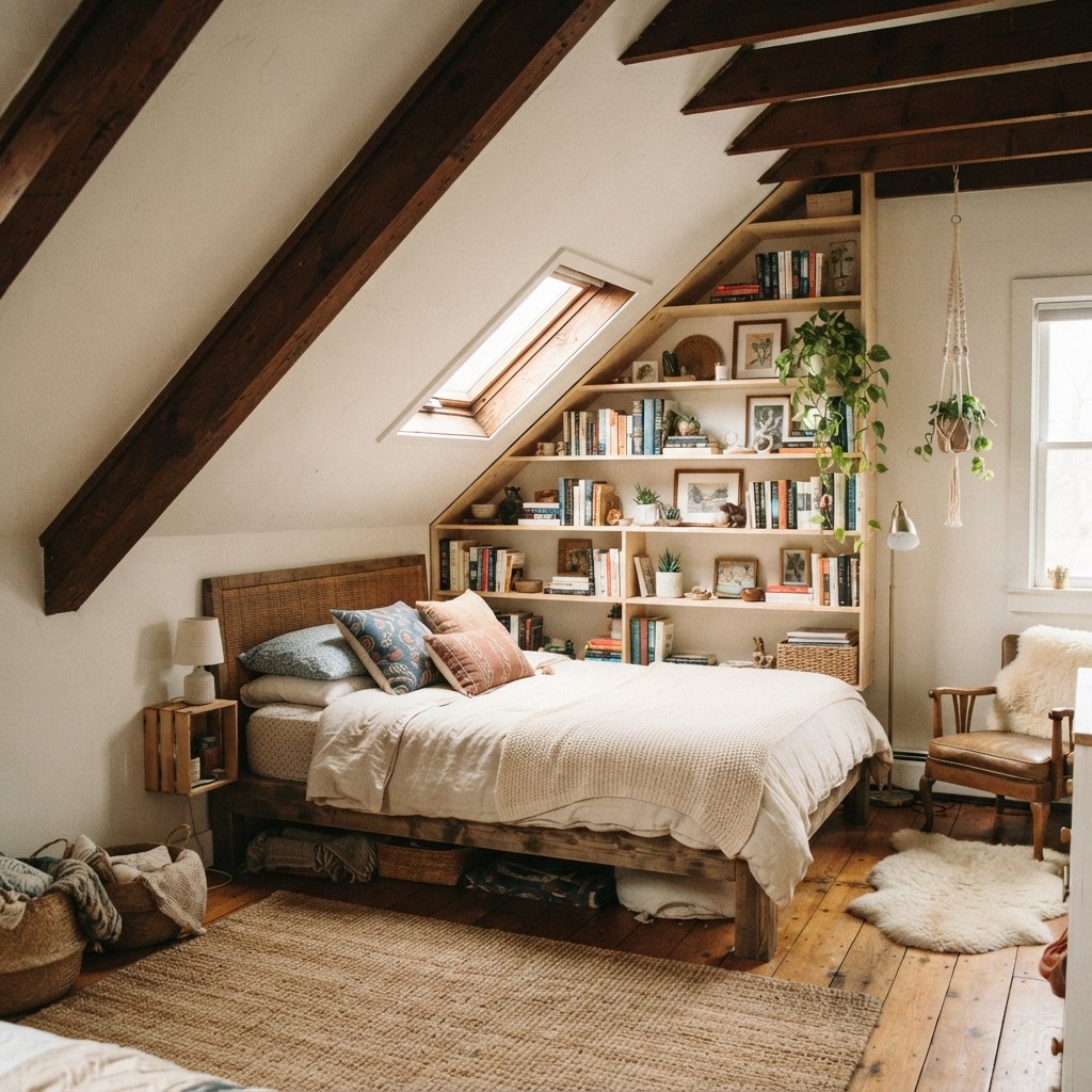 30 Loft Bedroom Ideas Creative Ways to Design Your Dream Space 11 Loft Bedroom With Sloped Ceilings Ideas