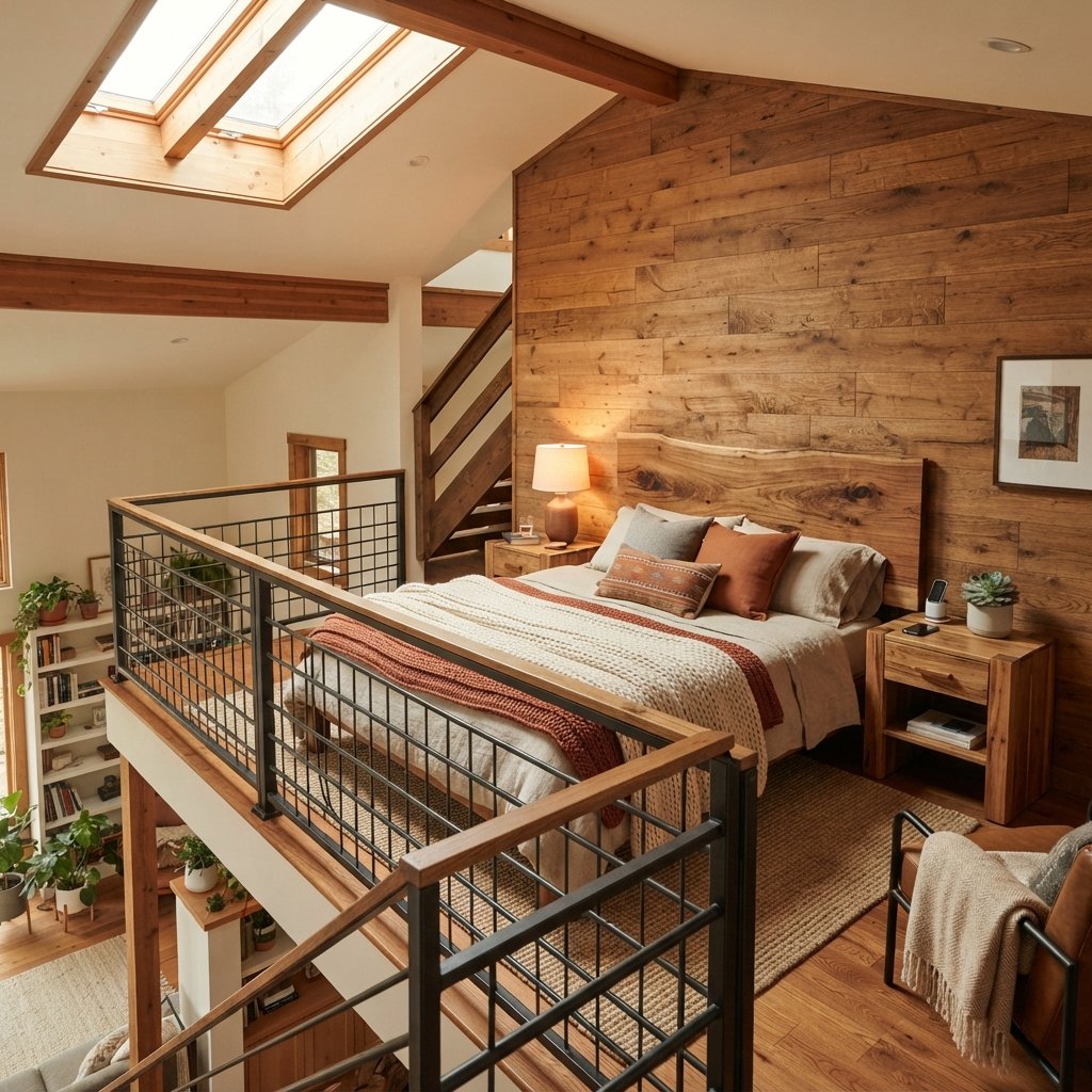 30 Loft Bedroom Ideas Creative Ways to Design Your Dream Space 20 Loft Bedroom Ideas With Wood Accents