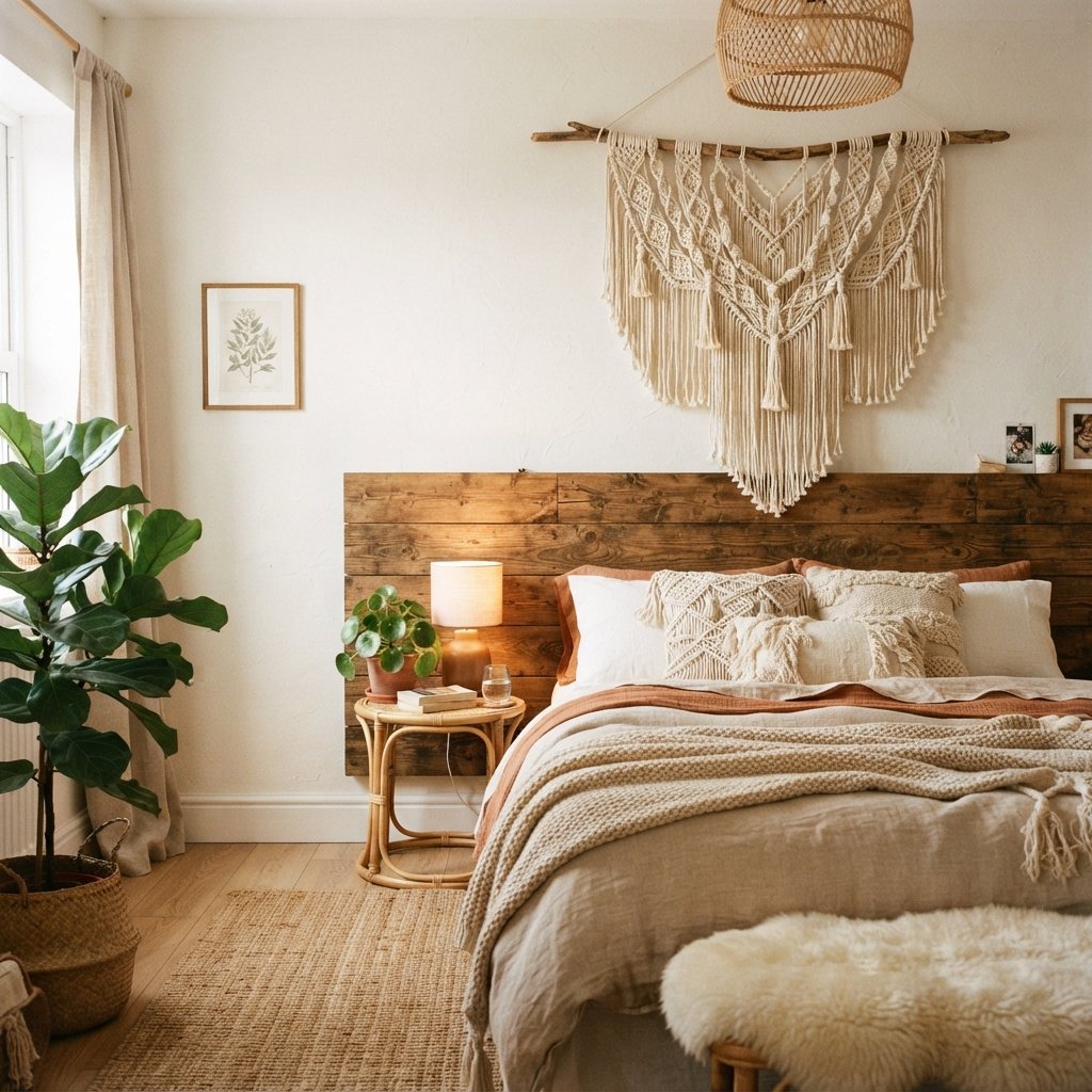 30 Wall Decor Ideas for Bedroom: Dreamy Looks to Save Now 4 Macrame Wall Hanging Ideas