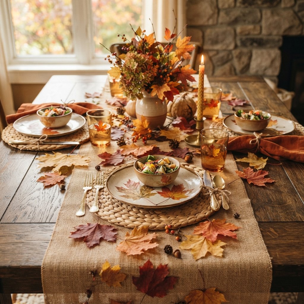 30 Fall Kitchen Ideas: To Warm Up Your Space This Season 22 Maple Leaf Accent Ideas