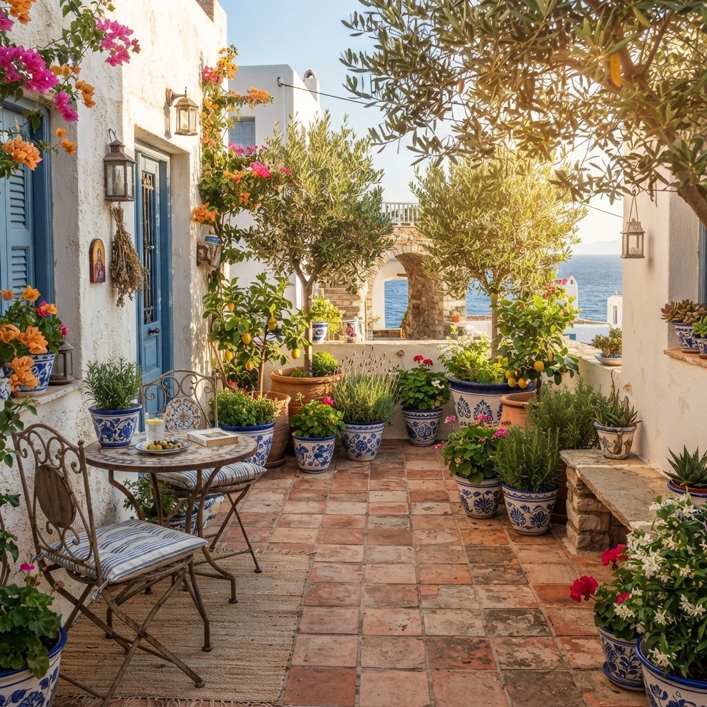 Mediterranean Patio Decorating Ideas