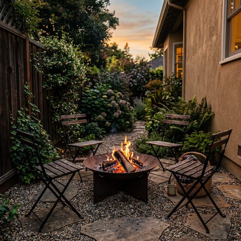 30 Small Backyard Ideas for Every Style and Space 6 Small Backyard Fire Pit Ideas