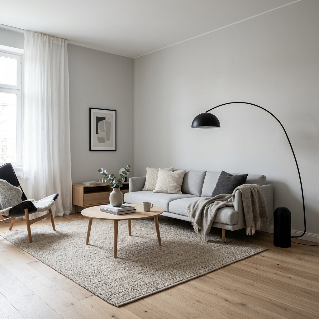 30 Grey Living Room Ideas That Make Any Space Look Luxurious 17 Grey Scandinavian Living Room Ideas